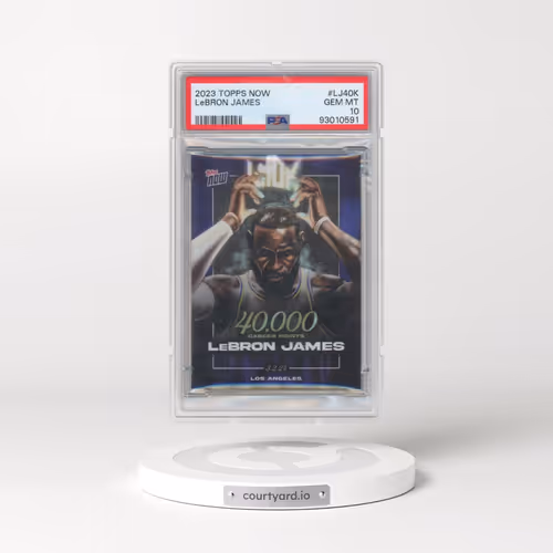 2023 Topps Now #LJ40K LeBron James (PSA 10 GEM MINT)