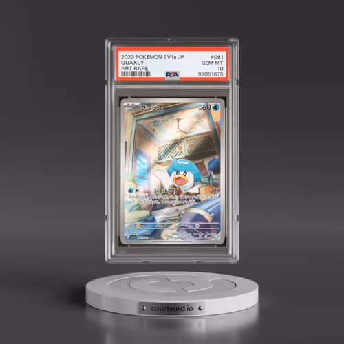 2023 Pokémon Sv1a-Triplet Beat #081 Quaxly - Art Rare (PSA 10 GEM MINT)