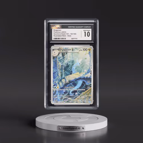 2023 Scarlet & Violet 151 - MEW EN #181/165 Dragonair - Illustration Rare Holo (CGC 10 GEM MINT)