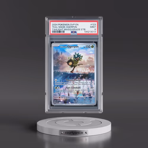 2024 Pokémon Svp EN-SV Black Star Promo #123 Teal Mask Ogerpon - Twilight Masquerade Elite Trainer B