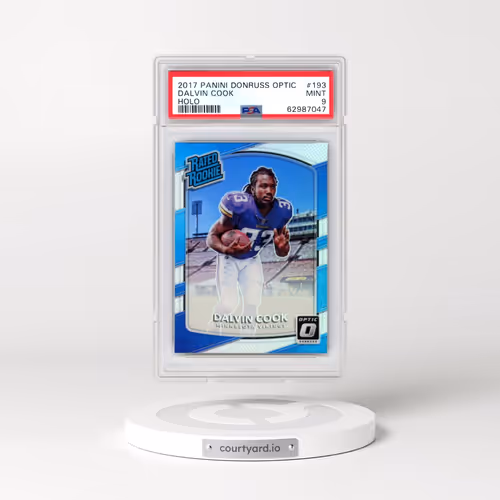 2017 Panini Donruss Optic #193 Dalvin Cook - Holo (PSA 9 MINT)