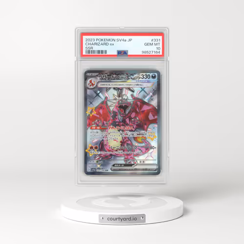 2023 Pokémon Sv4a-Shiny Treasure EX #331 Charizard EX - Holo Ssr (PSA 10 GEM MINT)