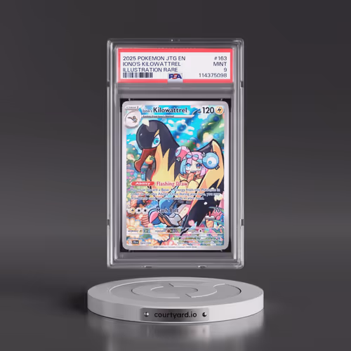 2025 Pokémon Jtg EN-Journey Together #163 Iono's Kilowattrel - Illustration Rare (PSA 9 MINT)