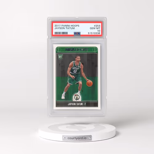 2017 Panini Hoops #253 Jayson Tatum (PSA 10 GEM MINT)