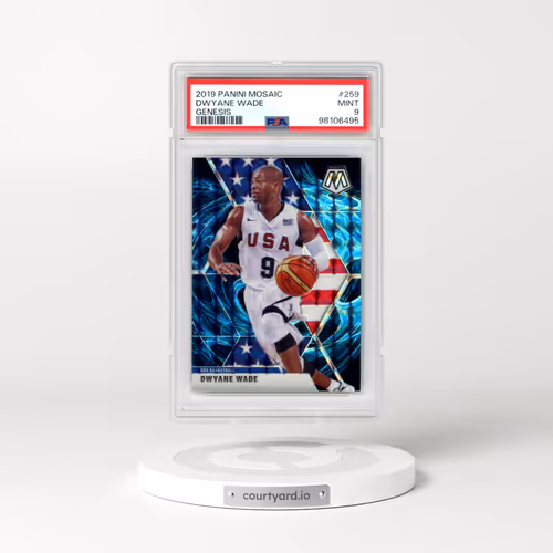 2019 Panini Mosaic #259 Dwyane Wade - Genesis (PSA 9 MINT)