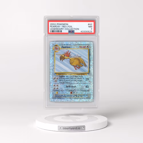 2002 Pokémon Legendary Collection #42 Fearow - Reverse Foil (PSA 7 NM)