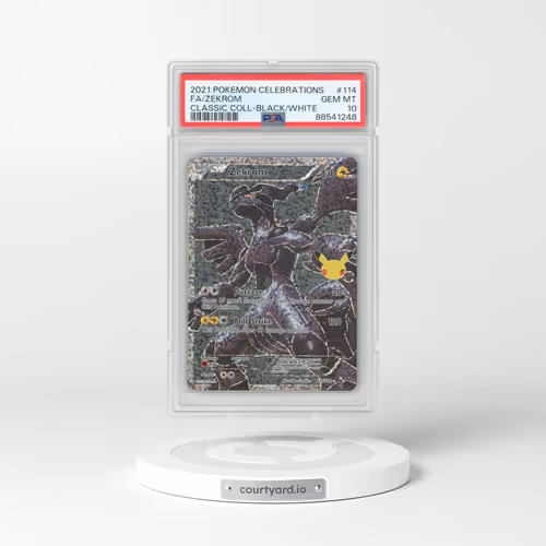 2021 Celebrations - Classic Collection #114 Zekrom - Black & White (PSA 10 GEM MINT)
