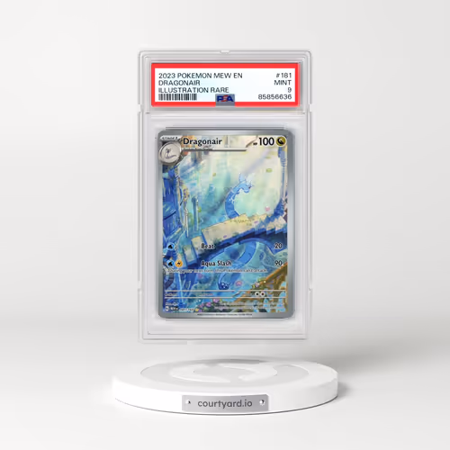 2023 Pokémon Mew EN-151 #181 Dragonair - Illustration Rare (PSA 9 MINT)