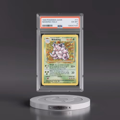 1999 Pokémon Game #11 Nidoking - Holo (PSA 6 EX-MT)