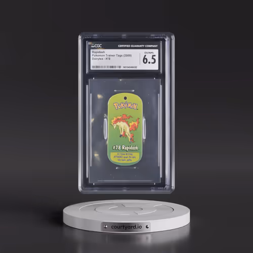 2000 Pokémon Trainer Tags (2000 Dairylea) - English #78 Rapidash (CGC 6.5 EX-NM+)