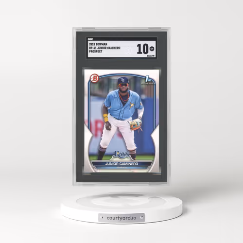 2023 Bowman #BP-61 Junior Caminero - Prospect (SGC 10 GEM MINT)