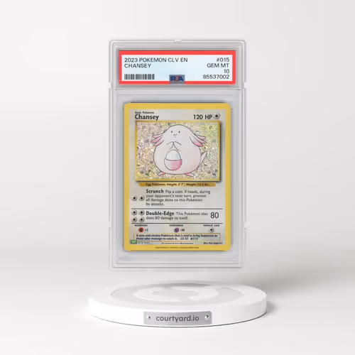 2023 Pokémon CLV-Trading Card Game Classic Venusaur & Lugia EX Deck #015 Chansey (PSA 10 GEM MINT)