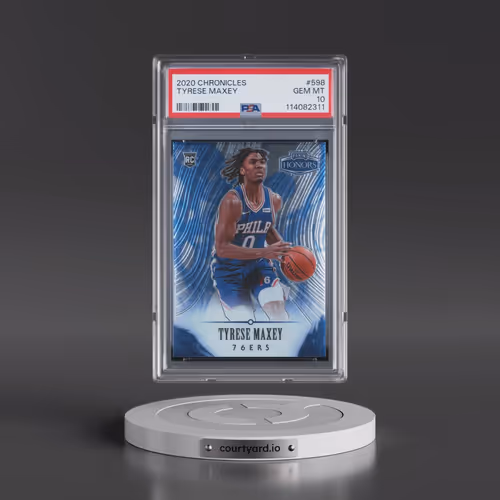 2020 Panini Chronicles #598 Tyrese Maxey (PSA 10 GEM MINT)