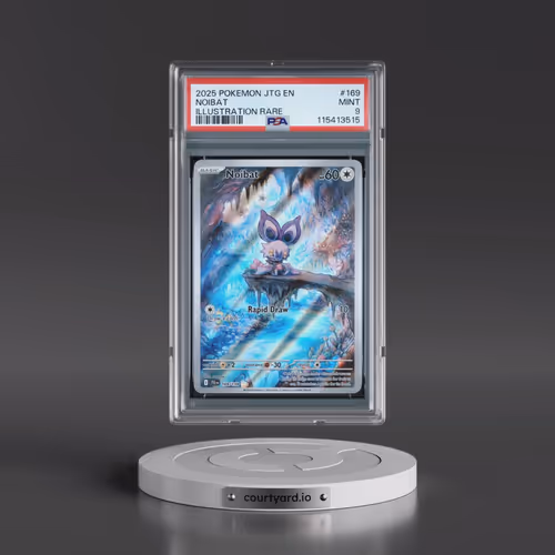 2025 Pokémon Jtg EN-Journey Together #169 Noibat - Illustration Rare (PSA 9 MINT)