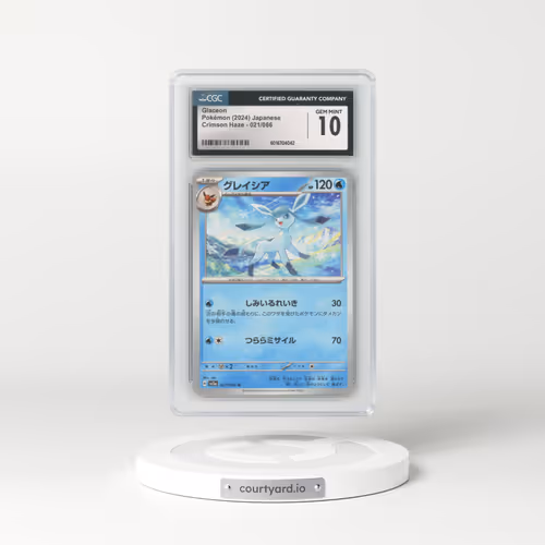 2024 Crimson Haze #021/066 Glaceon (CGC 10 GEM MINT)