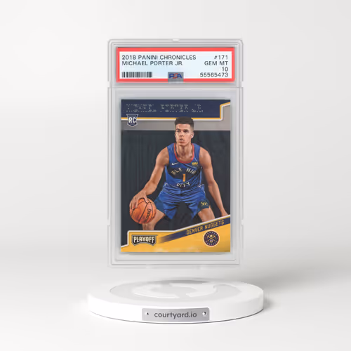 2018 Panini Chronicles #171 Michael Porter Jr. (PSA 10 GEM MINT)