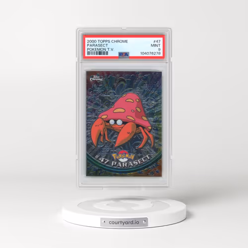2000 Topps Chrome Pokémon T.V. #47 Parasect (PSA 9 MINT)