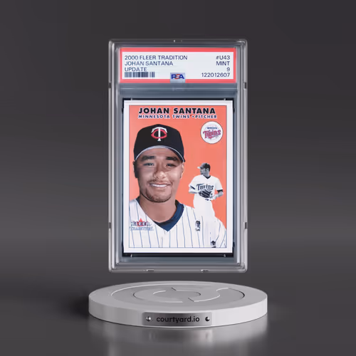 2000 Fleer Tradition Update #U43 Johan Santana (PSA 9 MINT)