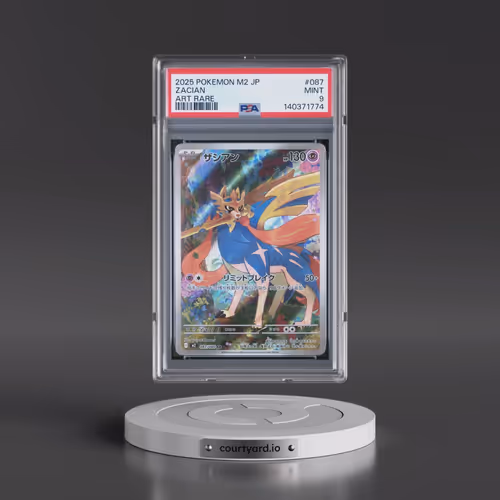 2025 Pokémon M2-Inferno X #087 Zacian - Art Rare (PSA 9 MINT)