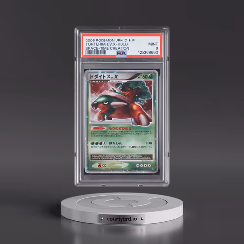 2006 Pokémon Diamond & Pearl Space-Time Creation Torterra LV.X - Holo (PSA 9 MINT)