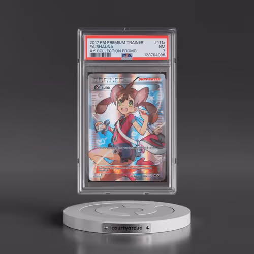 2017 Pokémon Premium Trainer XY Collection Promo #111a Shauna - Full Art (PSA 7 NM)