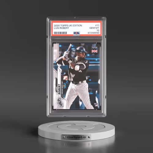 2020 Topps UK Edition #11 Luis Robert (PSA 10 GEM MINT)