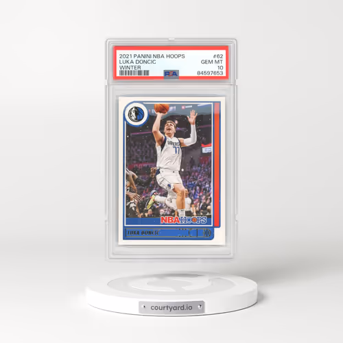 2021 Panini NBA Hoops #62 Luka Doncic - Winter (PSA 10 GEM MINT)