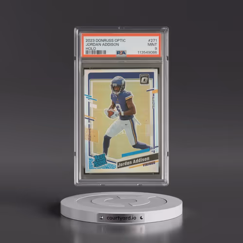 2023 Panini Donruss Optic #271 Jordan Addison - Holo (PSA 9 MINT)