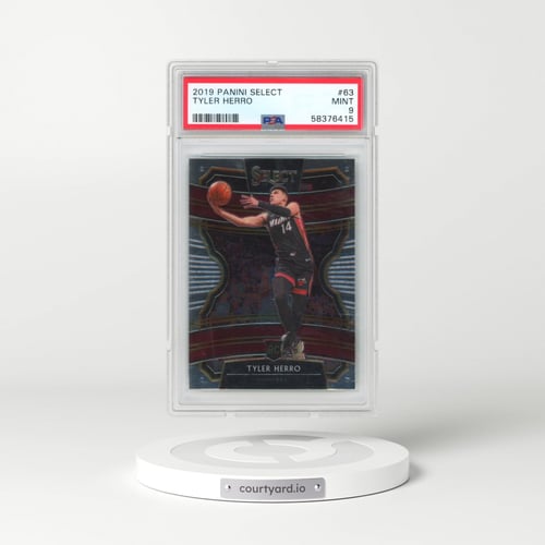 2019 Panini Select #63 Tyler Herro (PSA 9 MINT)
