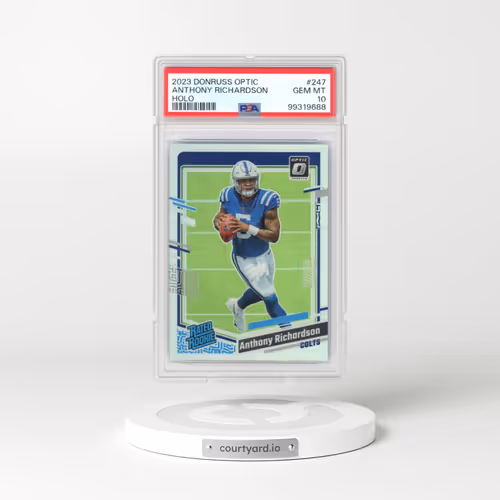 2023 Panini Donruss Optic #247 Anthony Richardson - Holo (PSA 10 GEM MINT)