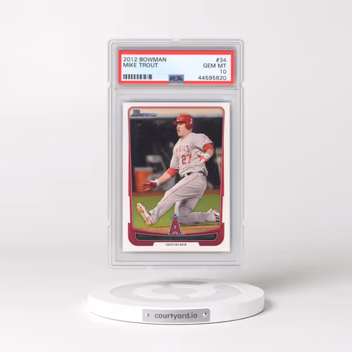 2012 Bowman #34 Mike Trout (PSA 10 GEM MINT)