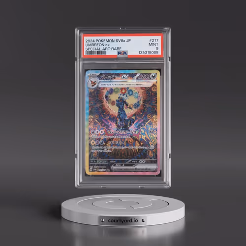 2024 Pokémon Sv8a-Terastal Fest EX #217 Umbreon EX - Holo Special Art Rare (PSA 9 MINT)