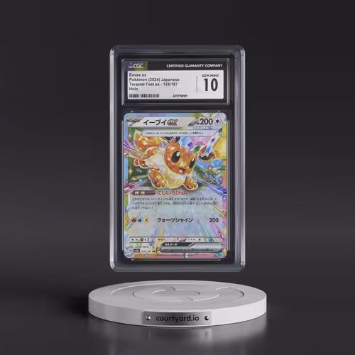 2024 Pokémon Sv8a-Terastal Fest EX #126 Eevee EX - Holo (CGC 10 GEM MINT)