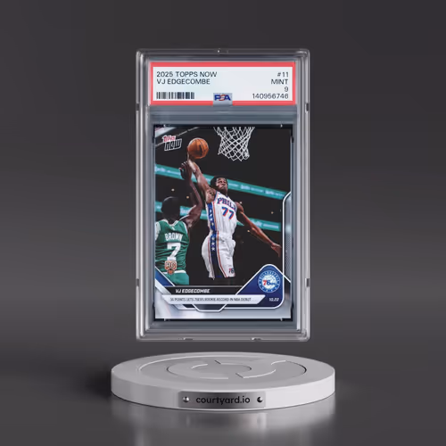 2025 Topps Now #11 VJ Edgecombe (PSA 9 MINT)