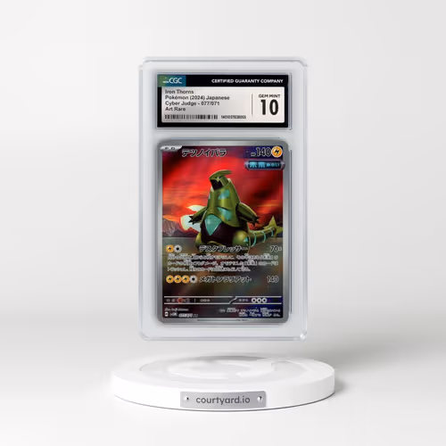 2024 Cyber Judge #077/071 Iron Thorns - Art Rare (CGC 10 GEM MINT)