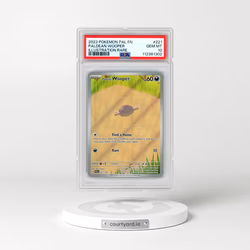 2023 Pokémon Pal EN-Paldea Evolved #221 Paldean Wooper - Illustration Rare (PSA 10 GEM MINT)