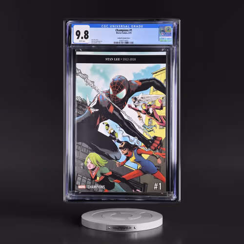 Champions #1 CGC 9.8 White Pages (Marvel Comics, 3/19) - Universal Garbett Variant Cover