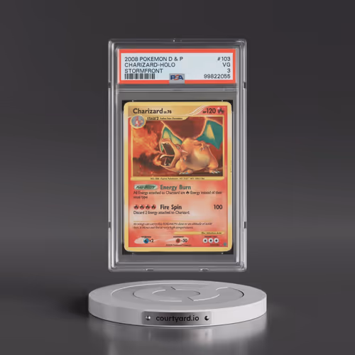2008 Pokémon Diamond & Pearl Stormfront #103 Charizard - Holo (PSA 3 VG)