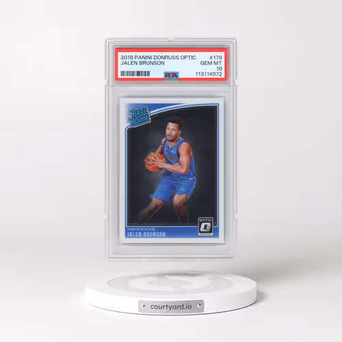 2018 Panini Donruss Optic #179 Jalen Brunson (PSA 10 GEM MINT)