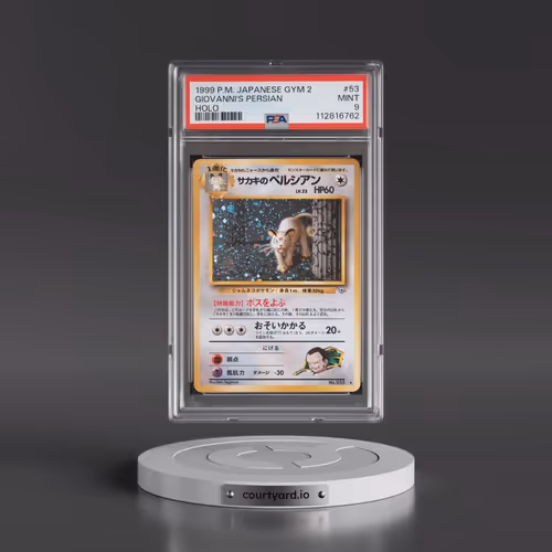 1999 Pokémon Gym 2 #53 Giovanni's Persian - Holo (PSA 9 MINT)