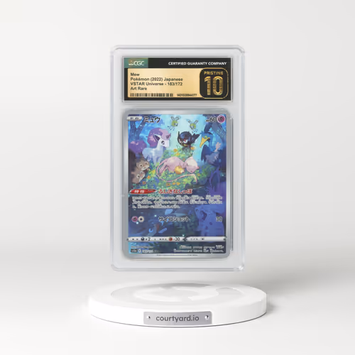 2022 Japanese VSTAR Universe #183 Mew - Full Art Holo (CGC 10 PRISTINE)