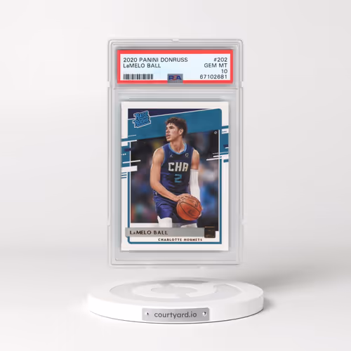 2020 Panini Donruss #202 LaMelo Ball (PSA 10 GEM MINT)