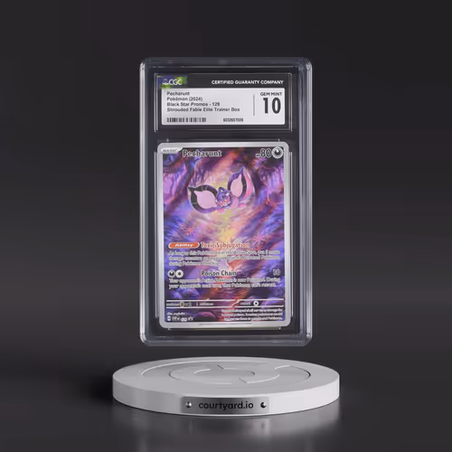 2023 Black Star Promos - Scarlet & Violet SVP EN #129 Pecharunt - Shrouded Fable ETB Holo (CGC 10 GE