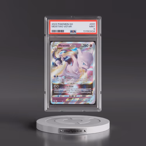 2022 Pokémon Go #031 Mewtwo Vstar (PSA 9 MINT)