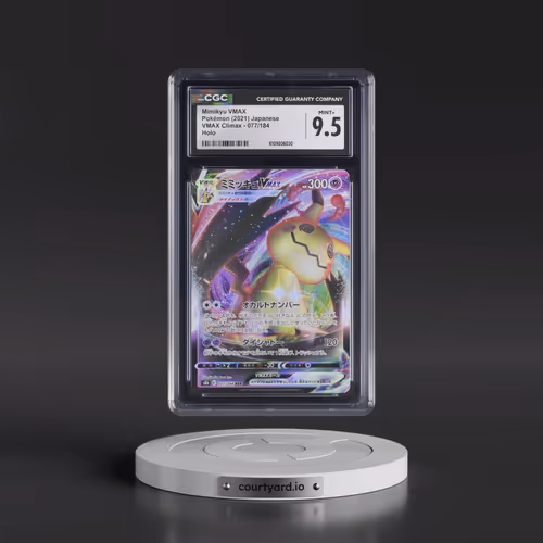 2021 VMAX Climax #077/184 Mimikyu VMAX - Holo (CGC 9.5 MINT+)