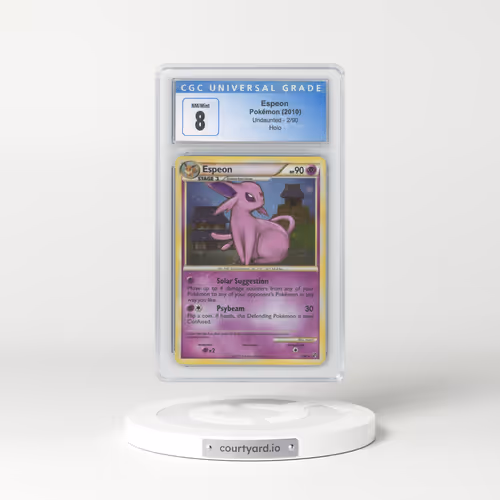 2010 Undaunted #2 Espeon - Holo (CGC 8 NM-MT)
