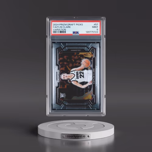 2024 Panini Prizm Draft Picks #57 Caitlin Clark - Variation (PSA 9 MINT)