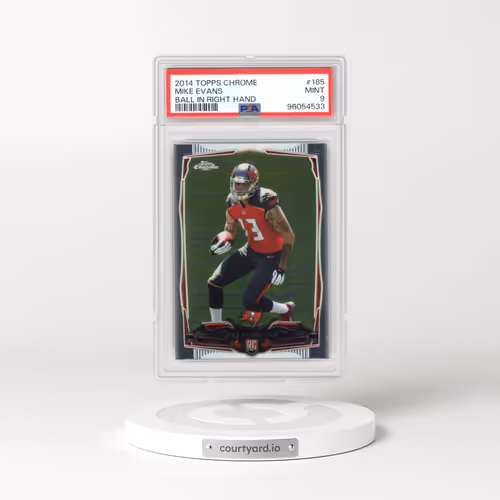 2014 Topps Chrome #185 Mike Evans - Ball in Right Hand (PSA 9 MINT)