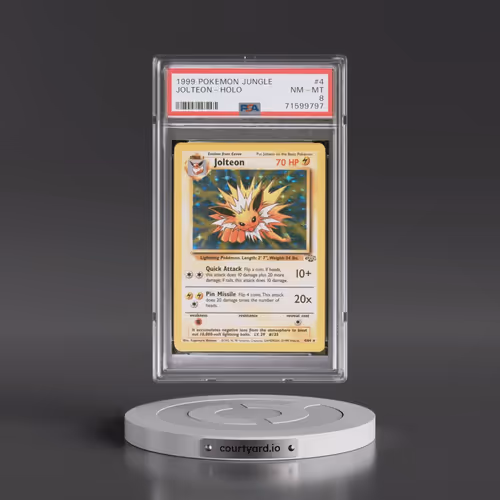 1999 Pokémon Jungle #4 Jolteon - Holo (PSA 8 NM-MT)