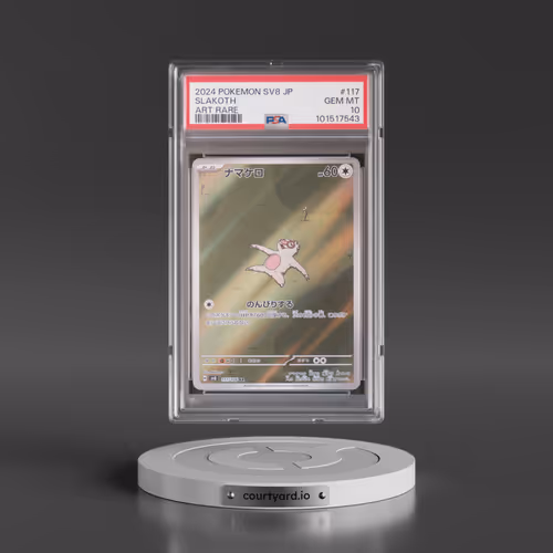 2024 Pokémon SV8-Super Electric Breaker #117 Slakoth - Art Rare (PSA 10 GEM MINT)